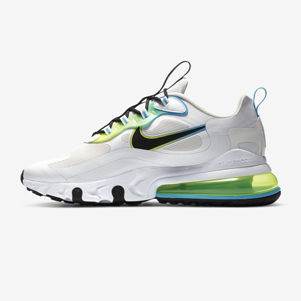nike air max 270 react white men's